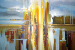 Rain [60" x 46" -  Acrylic On Canvas]