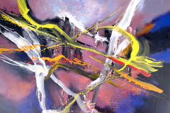 Midnight Allure  [48" x 42" - Acrylic On Canvas]